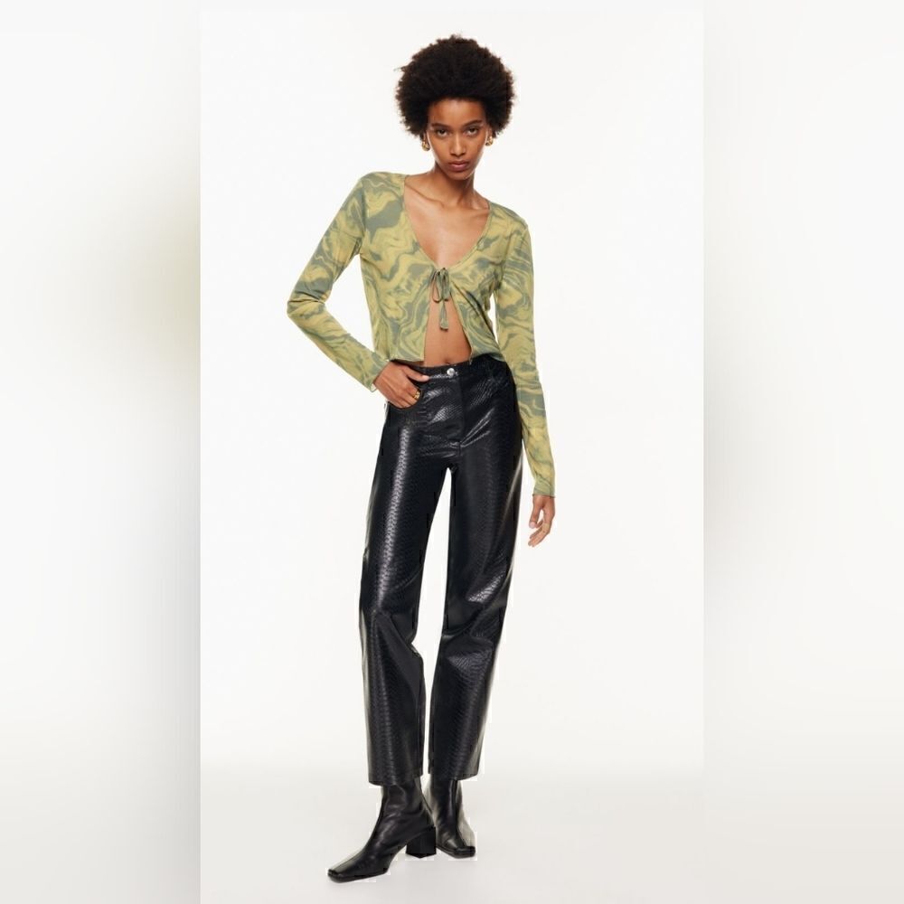 Wilfred black vegan lined pants
